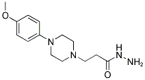 3-[4-(4-METHOXYPHENYL)PIPERAZIN-1-YL]PROPANOHYDRAZIDE 结构式