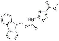 METHYL 2-FMOC-AMINOTHIAZOLE-4-CARBOXYLATE 结构式