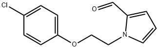 1-[2-(4-CHLORO-PHENOXY)-ETHYL]-1H-PYRROLE-2-CARBALDEHYDE 结构式