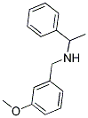 N-(3-METHOXYBENZYL)-1-PHENYLETHANAMINE 结构式