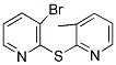 3-BROMO-2-[(3-METHYLPYRIDIN-2-YL)SULFANYL]PYRIDINE 结构式