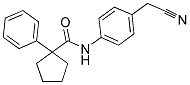 N-(4-(CYANOMETHYL)PHENYL)(PHENYLCYCLOPENTYL)FORMAMIDE 结构式