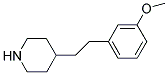 4-[2-(3-METHOXY-PHENYL)-ETHYL]-PIPERIDINE 结构式