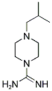 4-ISOBUTYL-PIPERAZINE-1-CARBOXAMIDINE 结构式