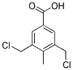 3,5-BIS-CHLOROMETHYL-4-METHYL-BENZOIC ACID 结构式