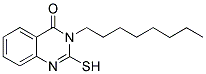 2-MERCAPTO-3-OCTYL-3H-QUINAZOLIN-4-ONE 结构式