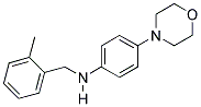 N-(2-METHYLBENZYL)-4-MORPHOLIN-4-YLANILINE 结构式