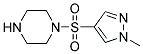 1-(1-METHYL-1 H-PYRAZOLE-4-SULFONYL)-PIPERAZINE 结构式