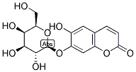 6,7-DIHYDROXYCOUMARYL-7-BETA-D-GALACTOPYRANOSIDE 结构式