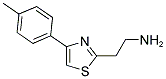 2-[4-(4-METHYLPHENYL)-1,3-THIAZOL-2-YL]ETHANAMINE 结构式