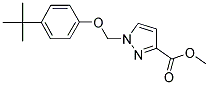 1-(4-TERT-BUTYL-PHENOXYMETHYL)-1 H-PYRAZOLE-3-CARBOXYLIC ACID METHYL ESTER 结构式