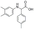 (3,4-DIMETHYL-PHENYLAMINO)-P-TOLYL-ACETIC ACID 结构式