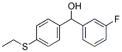 4-(ETHYLTHIO)-3'-FLUOROBENZHYDROL 结构式