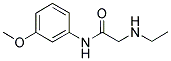 2-(ETHYLAMINO)-N-(3-METHOXYPHENYL)ACETAMIDE 结构式