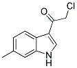 2-CHLORO-1-(6-METHYL-1H-INDOL-3-YL)-ETHANONE 结构式