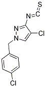 4-Chloro-1-(4-chloro-benzyl)-3-isothiocyanato-1H-pyrazole 结构式