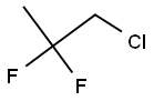 1-CHLORO-2,2-DIFLUOROPROPANE 结构式