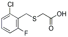 [(2-CHLORO-6-FLUOROBENZYL)THIO]ACETIC ACID 结构式