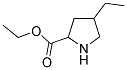 ETHYL 4-ETHYL-2-PYRROLIDINECARBOXYLATE 结构式