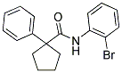 N-(2-BROMOPHENYL)(PHENYLCYCLOPENTYL)FORMAMIDE 结构式