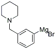 3-[(1-PIPERIDINO)METHYL]PHENYLMAGNESIUM BROMIDE 结构式