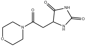 5-[2-(吗啉-4-基)-2-氧代乙基]咪唑啉-2,4-二酮 结构式