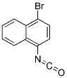1-Bromo-4-isocyanatonaphthalene 结构式