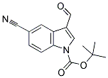 5-CYANO-3-FORMYLINDOLE-1-CARBOXYLIC ACID TERT-BUTYL ESTER 结构式