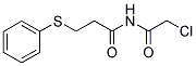2-CHLORO-N-(3-PHENYLSULFANYL-PROPIONYL)-ACETAMIDE 结构式