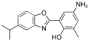 4-AMINO-2-(5-ISOPROPYL-1,3-BENZOXAZOL-2-YL)-6-METHYLPHENOL 结构式