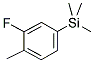 1-(TRIMETHYLSILYL)-3-FLUORO-4-METHYLBENZENE 结构式