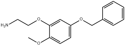 2-(5-BENZYLOXY-2-METHOXYPHENOXY)-ETHYLAMINE 结构式
