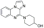 1-IMIDAZO[1,2-A]QUINOXALIN-4-YLPIPERIDIN-4-OL 结构式