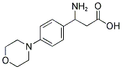 3-AMINO-3-(4-MORPHOLIN-4-YL-PHENYL)-PROPIONIC ACID 结构式