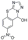 6-Nitro-4 H-9-thia-1,3,3a-triaza-cyclopenta[ B ]naphthalen-4-ol 结构式