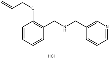 (2-ALLYLOXY-BENZYL)-PYRIDIN-3-YLMETHYL-AMINE HYDROCHLORIDE 结构式