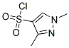 1,3-DIMETHYL-1H-PYRAZOLE-4-SULFONYL CHLORIDE 结构式