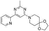 8-(2-METHYL-6-PYRIDIN-2-YLPYRIMIDIN-4-YL)-1,4-DIOXA-8-AZASPIRO[4.5]DECANE 结构式