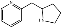 2-(吡咯烷-2-基甲基)吡啶 结构式