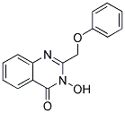 3-HYDROXY-2-PHENOXYMETHYL-3H-QUINAZOLIN-4-ONE 结构式