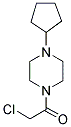 2-CHLORO-1-(4-CYCLOPENTYL-PIPERAZIN-1-YL)-ETHANONE 结构式