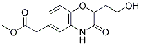 [2-(2-HYDROXY-ETHYL)-3-OXO-3,4-DIHYDRO-2H-BENZO[1,4]OXAZIN-6-YL]-ACETIC ACID METHYL ESTER 结构式