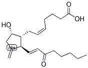 11-DEOXY-11-METHYLENE-15-KETO PROSTAGLANDIN D2 结构式