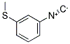 3-(Methylthio)phenylisocyanide 结构式
