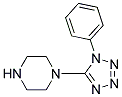1-(1-PHENYL-1H-1,2,3,4-TETRAAZOL-5-YL)PIPERAZINE 结构式