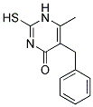 5-BENZYL-2-MERCAPTO-6-METHYLPYRIMIDIN-4(1H)-ONE 结构式