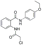 2-(2-CHLORO-ACETYLAMINO)-N-(4-ETHOXY-PHENYL)-BENZAMIDE 结构式