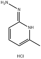 2-肼基-6-甲基吡啶盐酸盐 结构式