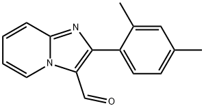 2-(2,4-二甲基苯基)-3-咪唑并[3,2-A]吡啶甲醛 结构式