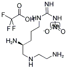 (4S)-N-(4-AMINO-5[AMINOETHYL]AMINOPENTYL)-N'-NITROGUANIDINE, TFA 结构式